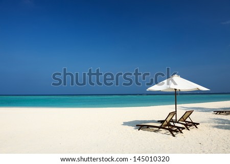 Beautiful beach at Maldives, South Male Atoll