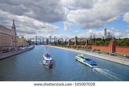 Moscow Kremlin and Moscow river