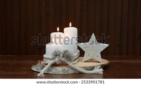 Similar – Image, Stock Photo star Advent on the outside