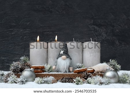 Similar – Image, Stock Photo Advent, Advent Decoration