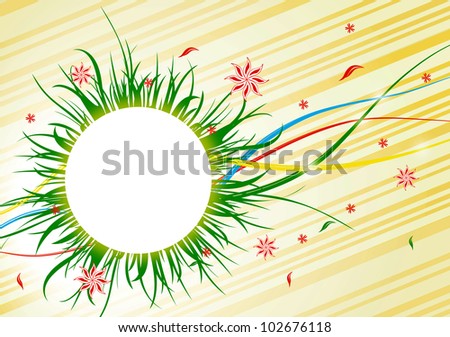 Floral nature ecology abstract background
