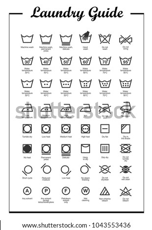 Washing symbols Free vector in Adobe Illustrator ai ( .AI ...