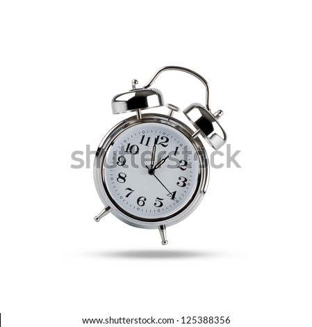 Alarm clock Alarm clock on white