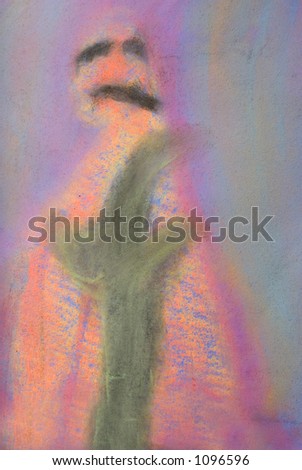 Pastel Grunge Background,   (no copyright problem--I did the pastel)