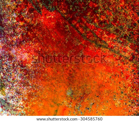 Abstract mixed media watercolor  background or texture created  with multiple layers of  mixed media elements.