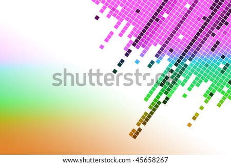 Rainbow colors minimalist abstract Block Background