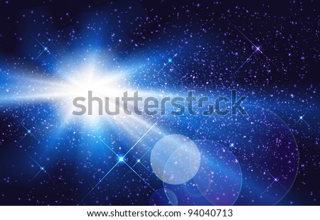 Space Background Vector