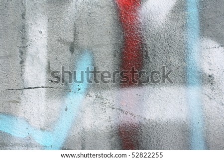 Abstract spray paints on textured and scratched metal background