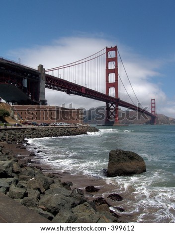 Golden Gate Bridge and Fort Point, San Francisco, CA