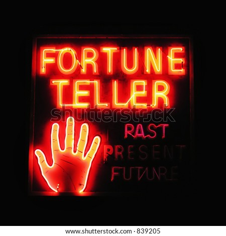 Fortune Teller neon sign