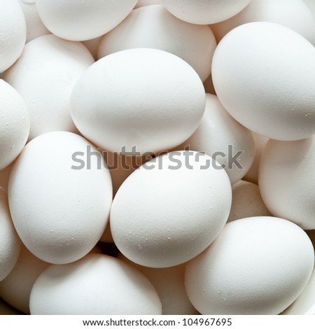 a lot of eggs as a background
