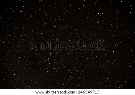 a lot of stars in sky at night