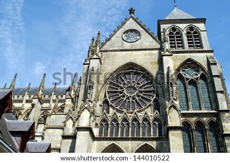 Gothic Architecture - Historical Cathedra. Architecture Photo Collection.