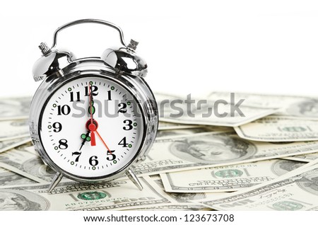 Time - money. Business concept