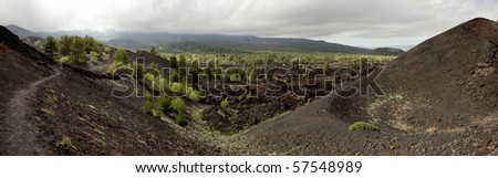 Mount Etna, volcanic landscape