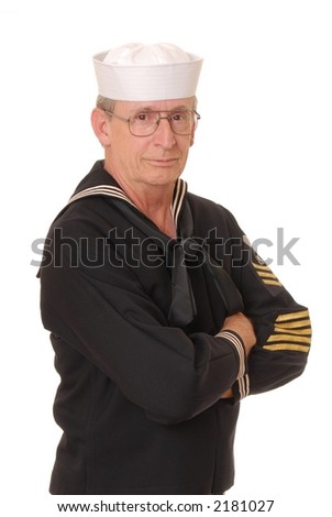 Old sailor from the United States Navy