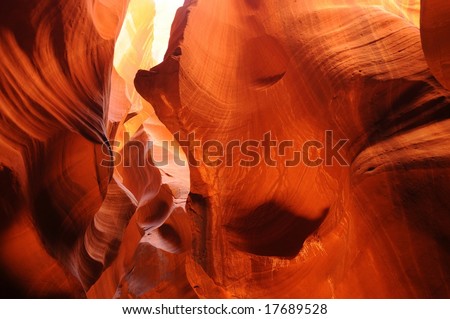 Antelope Canyon on the Navajo Indian Reservation