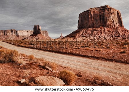 Monument Valley Navajo Indian reservation Northern Arizona