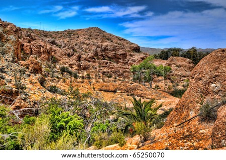 Red Rock Mountains in the high desert of Arizona
