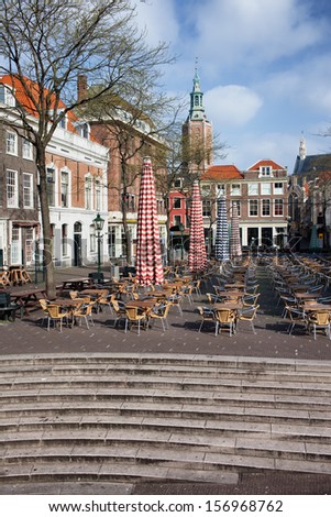Grote Markt (Market Square) in The Hague, South Holland, Netherlands.