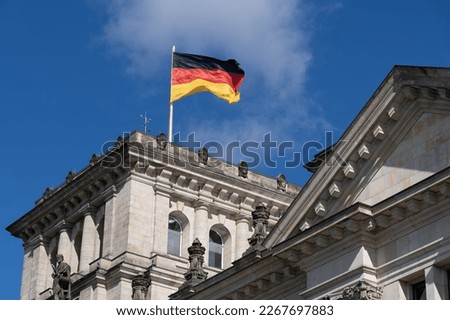 Similar – Foto Bild Reichstagsgebäude am Morgen, Berlin