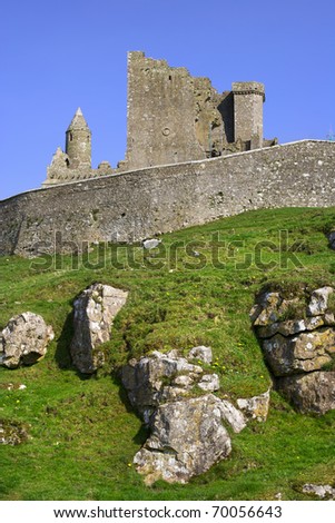 Rock of Cashel (Irish: Carraig PhÃ?Â¡draig) medieval ruins, county Tipperary, Ireland