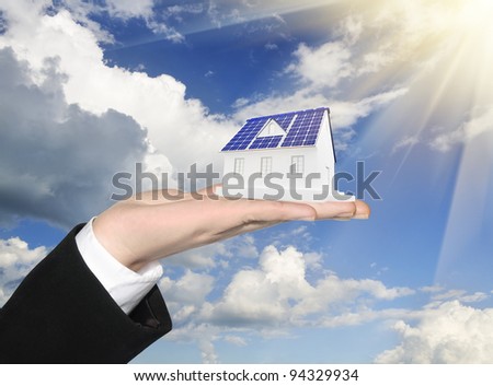The concept of use for the household purposes of energy of the sun