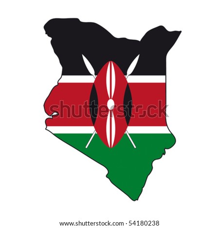map flag Kenya