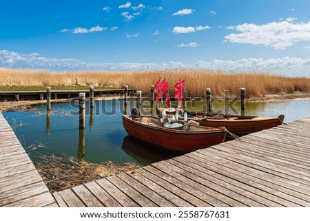 Similar – Image, Stock Photo The port of Althagen am Bodden