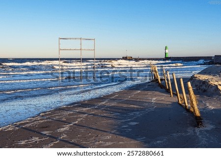 Similar – Image, Stock Photo Warnemuende Baltic Sea