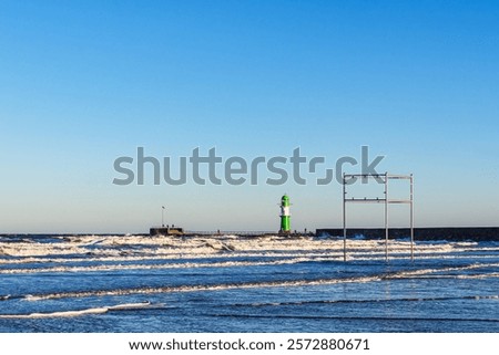 Similar – Image, Stock Photo Warnemuende Baltic Sea