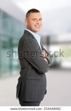 Confident formal business man portrait