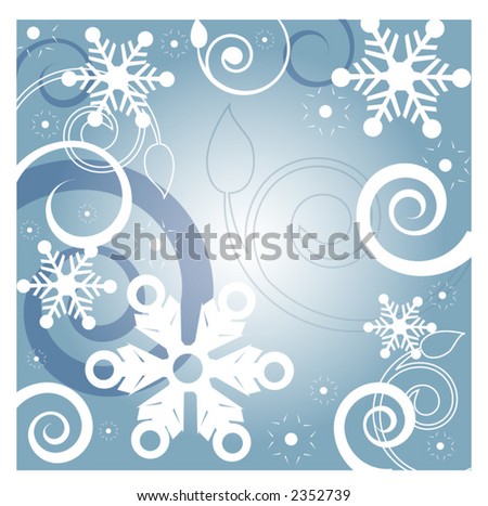 Similar – Image, Stock Photo filigree | the ski tracks in deep snow appear from a distance