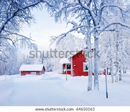 Similar – Image, Stock Photo Ice Age | red-white flutter band of plastic is covered with ice crystals