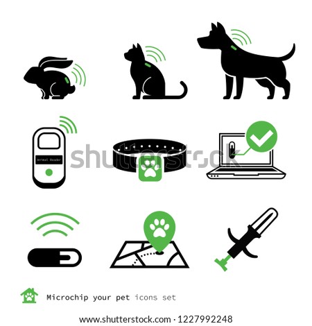 Microship your pet icons set