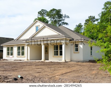 New home construction Florida, USA