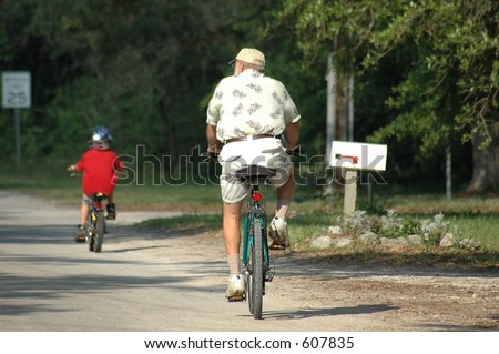 Elderly Bike Rider