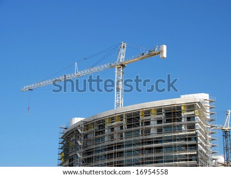 crane at building site Florida