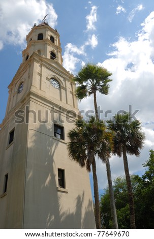 Basilica Cathedral of historic St. Augustine Florida usa