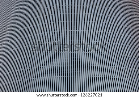 background metal striped wall with the vision illusion