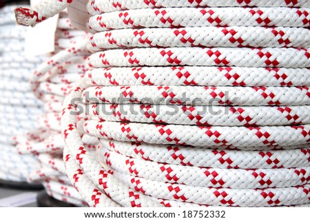 Close up shot of the rope background
