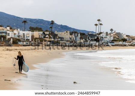 Similar – Image, Stock Photo beach Beach Malibu