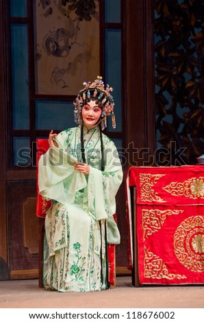 Chinese Cantonese Opera actress