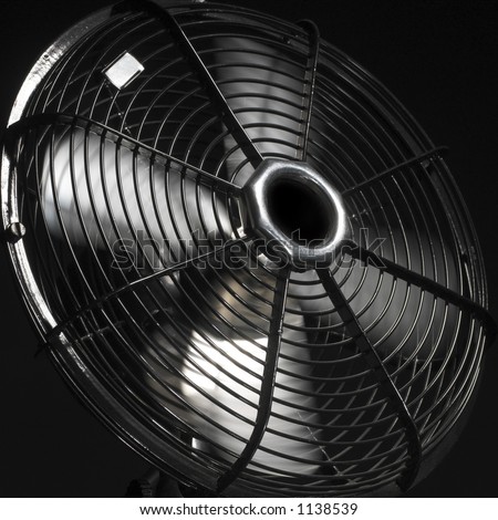 ventilator or fan in action