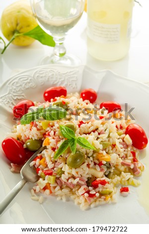 cold rice salad