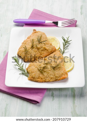 breaded fish fillet