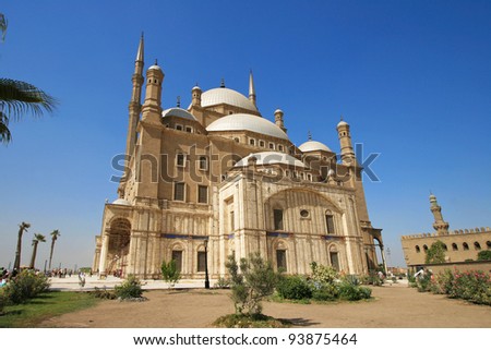 Mohammed Ali Basha Mosquean, citadel of salah el din in Cairo,  Egypt