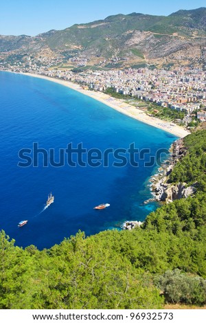 Mediterranean Sea - Beach in Alanya, Turkey