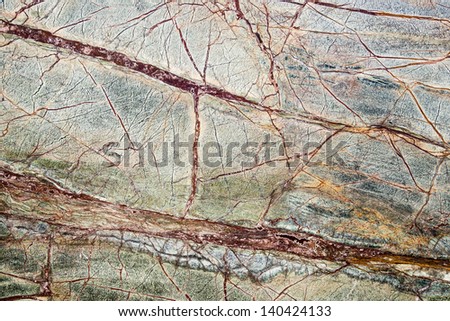 Colorful granite slab - closeup background and texture