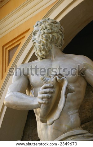 Replica of marble sculpture - greek god